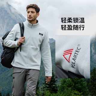 哈雷汉森HELLY HANSEN/HH 26春男款户外运动polartec保暖抓绒外套 卡其绿 XL