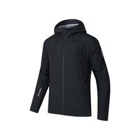 安踏（ANTA）风暴甲户外国家地理联名硬壳防水耐磨男女冲锋衣外套 基础黑-6 S (男165)