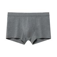 YOUR SUN 宜而爽 男士平角内裤套装 12221004229 包边款 4条装(黑色+藏青+深灰+浅灰) L