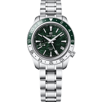冠蓝狮(Grand Seiko)gs绿太极圈GMT运动SD机械手表男SBGE295G SBGE295G