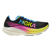 HOKA ONE ONE男女款夏季火箭X2碳板竞赛跑鞋ROCKET X2轻量缓震 黑色 / 彩色 44.5