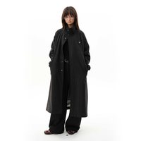 ROARINGWILD 咆哮野兽 男士长款毛呢大衣 ARW252130