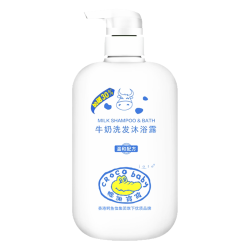 鳄鱼宝宝 儿童沐浴露洗发水二合一300g
