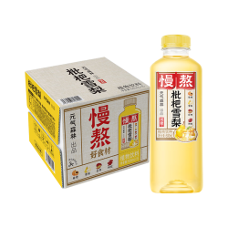 元气森林 慢熬枇杷雪梨植物饮料减糖 枇杷 雪梨 红枣 枸杞500ml*15瓶整箱