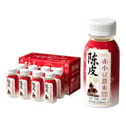 N12 润自在陈皮赤小豆薏米水0糖0脂0卡祛湿无糖茶饮料整箱230ml*8瓶