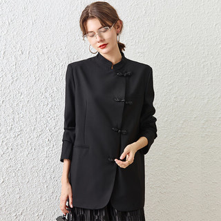  LOUIS YAO/白鹿语 新中式盘扣立领 女士西装外套