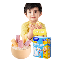 小鹿蓝蓝 婴幼儿钙奶谷物棒  香蕉味+椰子味各3盒