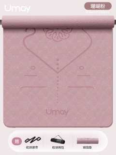 瑜伽垫垫家用垫子地垫女生加厚减震静音2025专业防滑 10mm(初学者) 185x61cm