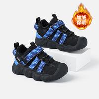 安奈儿 儿童加绒运动鞋25年冬季保暖加厚棉鞋男女童舒适软底休闲鞋