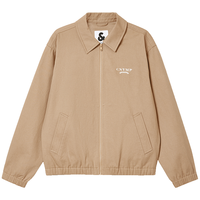 JACK&JONES 225121015 做旧弹力袖口织带贴布翻领男士夹克
