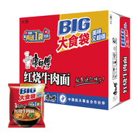 康师傅 方便面 大食袋红烧牛肉面 145g*24