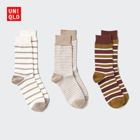 优衣库女装袜子/3双装482728 32 深米色 S /M/23～25 cm