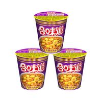 NISSIN 日清食品 日清方便面合味道冬阴功风味代餐零食夜宵74g×3杯