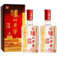 泸州老窖 六年窖头曲 52度 500ml*2瓶 浓香型白酒