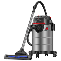 小狗工业吸尘器家用 1800W大功率大吸力干湿吹三用工业吸尘机器 装修美缝开荒保洁一键抖尘自清洁T007