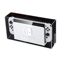 锋仁switch防尘罩任天switcholed堂主机游戏机底座盒ns亚克力保护壳 亚克力防尘罩透明白标款-Switch/Oled通用