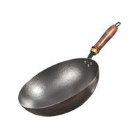 卢记厨具纯钛不粘沾锅手工锻打家用炒菜锅无涂层油烟燃气灶专适用