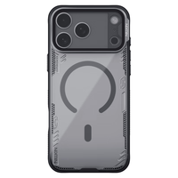 耐尔金【透明镜盖】适用iPhone17Pro手机壳磁吸苹果17Pro全包镜头保护支架壳防摔简约保护套冰空Prop黑色 暗夜黑【磁吸款】扫码无阻