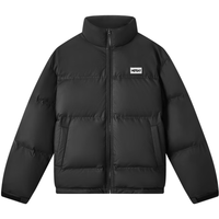gxgjeans男装 2024年冬季短款保暖立领羽绒服 3色可选 黑色 2XL (185)