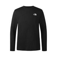 The North Face北面长袖T恤男25春夏户外运动舒适吸湿透气圆领速干衣8DG5 JK3/宇宙黑 XL /180/108A