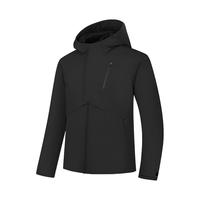 乔丹鹅绒羽绒服男2026冬季抗静电防泼水防风保暖外套