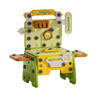 班迪萌（BANDIMENG）儿童男孩玩具拧螺丝电钻工具箱过家家启蒙拼装玩具 拆装螺丝工作台148件套