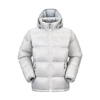 黑冰25秋冬男款鹅绒800蓬高蓬防泼轻量保暖活帽羽绒服F8620MJ 橘色 2XL