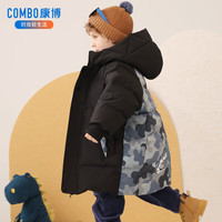 sosomei/秀秀美 保暖防寒 儿童羽绒服 黑色1017 110