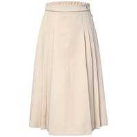 BCBGMAXAZRIA 【同款】简约百搭A字百褶中长半身裙25秋冬