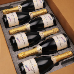 蕾拉无醇起泡酒进口无酒精0度起泡葡萄汁750mlX6支整箱