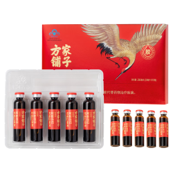 方家铺子 阿胶口服液礼盒 20ml*10支 含铁补气血增强免疫