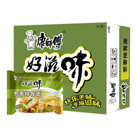 康师傅 方便面 好滋味系列泡面袋装 一整箱装 速食宵夜 葱香排骨面整箱24包