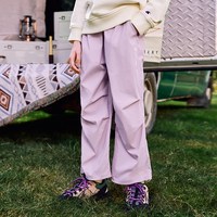 Champion冠军男女大小童户外休闲直筒伞兵裤运动裤长裤26春季