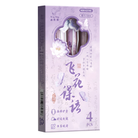 咔巴熊 软握中性笔 高颜值国风欧包笔0.5mm黑色刷题笔 飞花蝶语 【经典软握】飞花蝶语