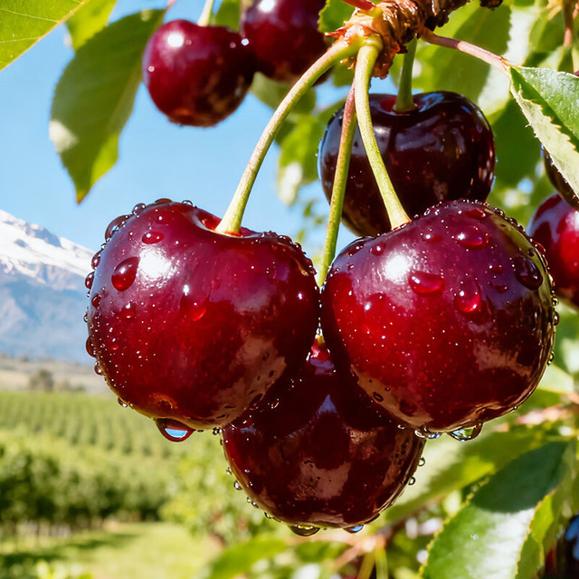 现货、4J级巨无霸：京鲜生 智利车厘子 净重10斤礼盒（果径32-34mm）