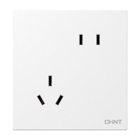 正泰 免喷涂奶油风大板 插座面板