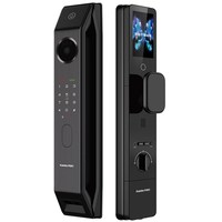 凯迪仕 P30 Pro Max 智能门锁 双摄 咖啡色