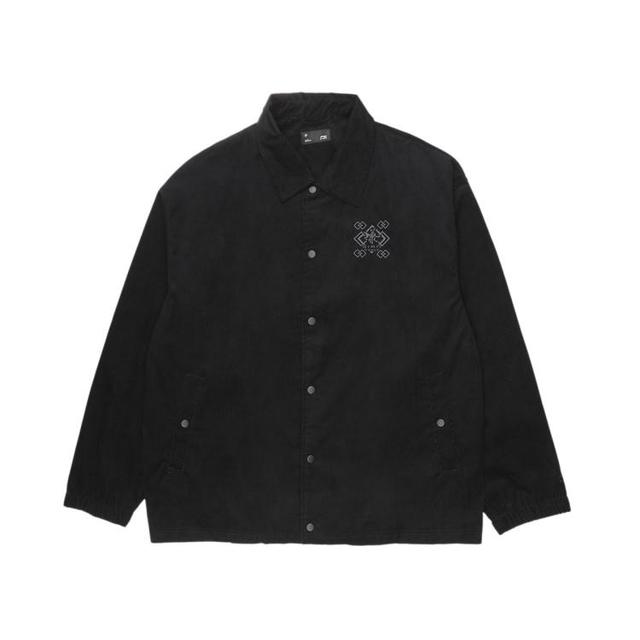 李宁 马年国风衬衫冬季灯芯绒男女同款开衫长袖外套宽松