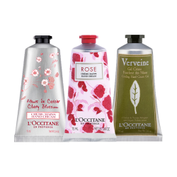 欧舒丹 护手霜套装礼盒75ml*3（樱花+玫瑰+橙花）法国进口双11送礼物
