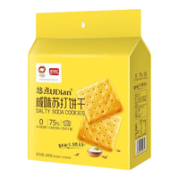 盼盼悠点苏打咸味饼干休闲零食营养早餐办公下午茶食品 悠点咸味苏打饼干【36包】
