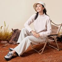 骆驼 CAMEL 2025秋冬锁温保暖防风抓绒衣舒适上衣女款半开胸抓绒衣