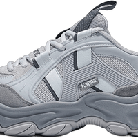 Kappa 复古舒适跑鞋男款秋季老爹鞋休闲运动鞋子女简约百搭透气鞋子
