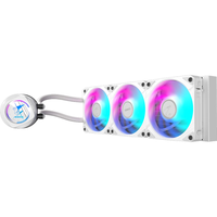 技嘉（GIGABYTE） 一体式CPU水冷散热器 360mm冷排3x120mm低噪ARGB风扇 5200RPM 兼容英特尔LGA1851/1700/AMD AM5 白色 360mm Radiator