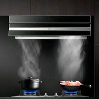 老板5203+7B2K0油烟机22立方家用大吸力侧吸油烟机燃气灶烟灶套装