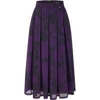 BCBGMAXAZRIA 【浮花梦境】法式浪漫花卉印花褶裥裙半身裙25秋冬