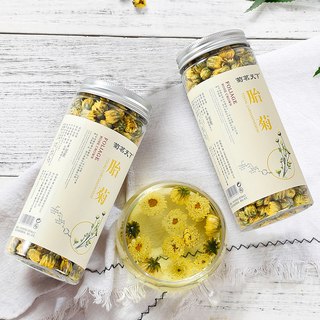 罐装菊花茶胎菊散装白菊花茶清热解毒特级金银花菊花茶