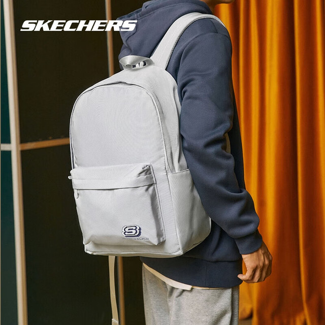 斯凯奇 大容量舒适百搭双肩背包