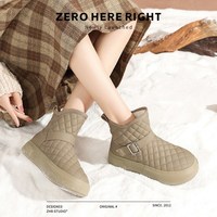 【雪地靴合集59元起】ZHR雪地靴加绒保暖毛毛靴短靴 39