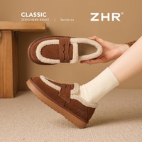 【雪地靴合集59元起】ZHR雪地靴加绒保暖毛毛靴短靴 35