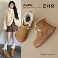 【雪地靴合集59元起】ZHR雪地靴加绒保暖毛毛靴短靴 38